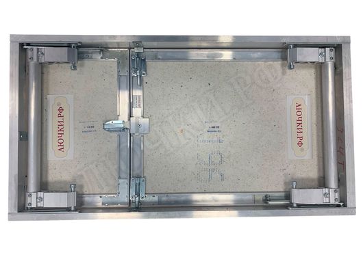 Люк под плитку Нажимной Секрет-Лайт 2 створки 1000*400 Люк под плитку Нажимной Секрет-Лайт 2 створки 1000*400