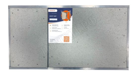 Люк под плитку Нажимной Секрет-Лайт 2 створки 1000*400 Люк под плитку Нажимной Секрет-Лайт 2 створки 1000*400