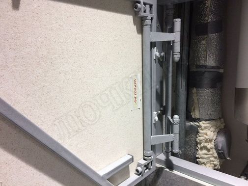 Люк под плитку Нажимной Железяка 750*2300 Люк под плитку Нажимной Железяка 750*2300