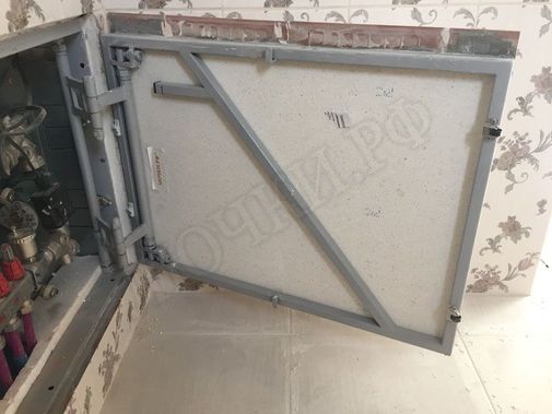 Люк под плитку Нажимной Железяка 750*2300 Люк под плитку Нажимной Железяка 750*2300