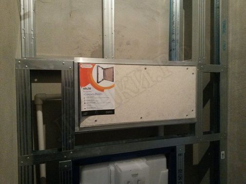 Люк под плитку Нажимной Секрет-Лайт 2 створки 1000*400 Люк под плитку Нажимной Секрет-Лайт 2 створки 1000*400