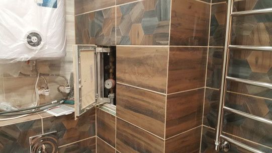 Люк под плитку Нажимной Секрет-Лайт 2 створки 1000*400 Люк под плитку Нажимной Секрет-Лайт 2 створки 1000*400