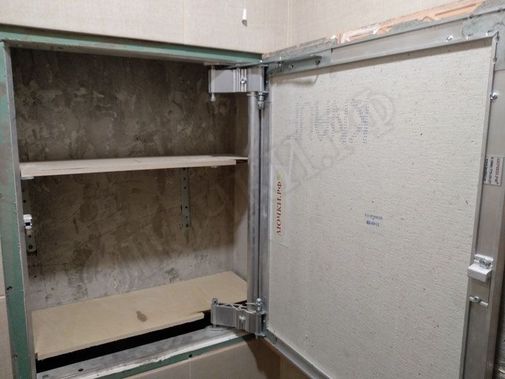 Люк под плитку Нажимной Секрет-Лайт 2 створки 1000*400 Люк под плитку Нажимной Секрет-Лайт 2 створки 1000*400