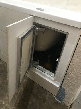 Люк под плитку Нажимной Секрет-Лайт 2 створки 1000*400 Люк под плитку Нажимной Секрет-Лайт 2 створки 1000*400