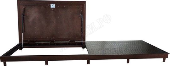 Напольный люк Дворник Уголок, алюминиевый рифленый лист, 2 створки 1000*2300 Напольный люк Дворник Уголок, алюминиевый рифленый лист, 2 створки 1000*2300