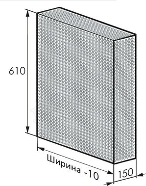 Радиаторный экран с перфорацией Кружок Перфорированный верх 1090*610 Радиаторный экран с перфорацией Кружок Перфорированный верх 1090*610