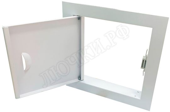 Сантехнический люк Комфорт, с магнитом 200*1250, RAL 9003 муар Сантехнический люк Комфорт, с магнитом 200*1250, RAL 9003 муар