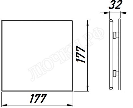 Вытяжной вентилятор Awenta System+, Silent, 125, KWS125M, PI125, Под плитку, пластик Вытяжной вентилятор Awenta System+, Silent, 125, KWS125M, PI125, Под плитку, пластик