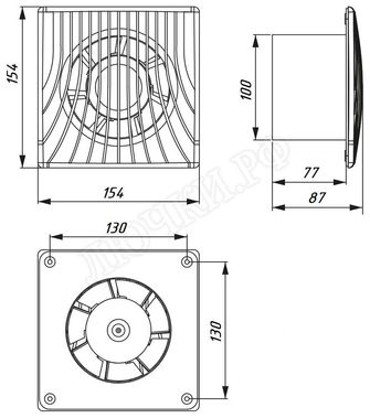 Вентилятор Awenta WA Series, WA100T Вентилятор Awenta WA Series, WA100T